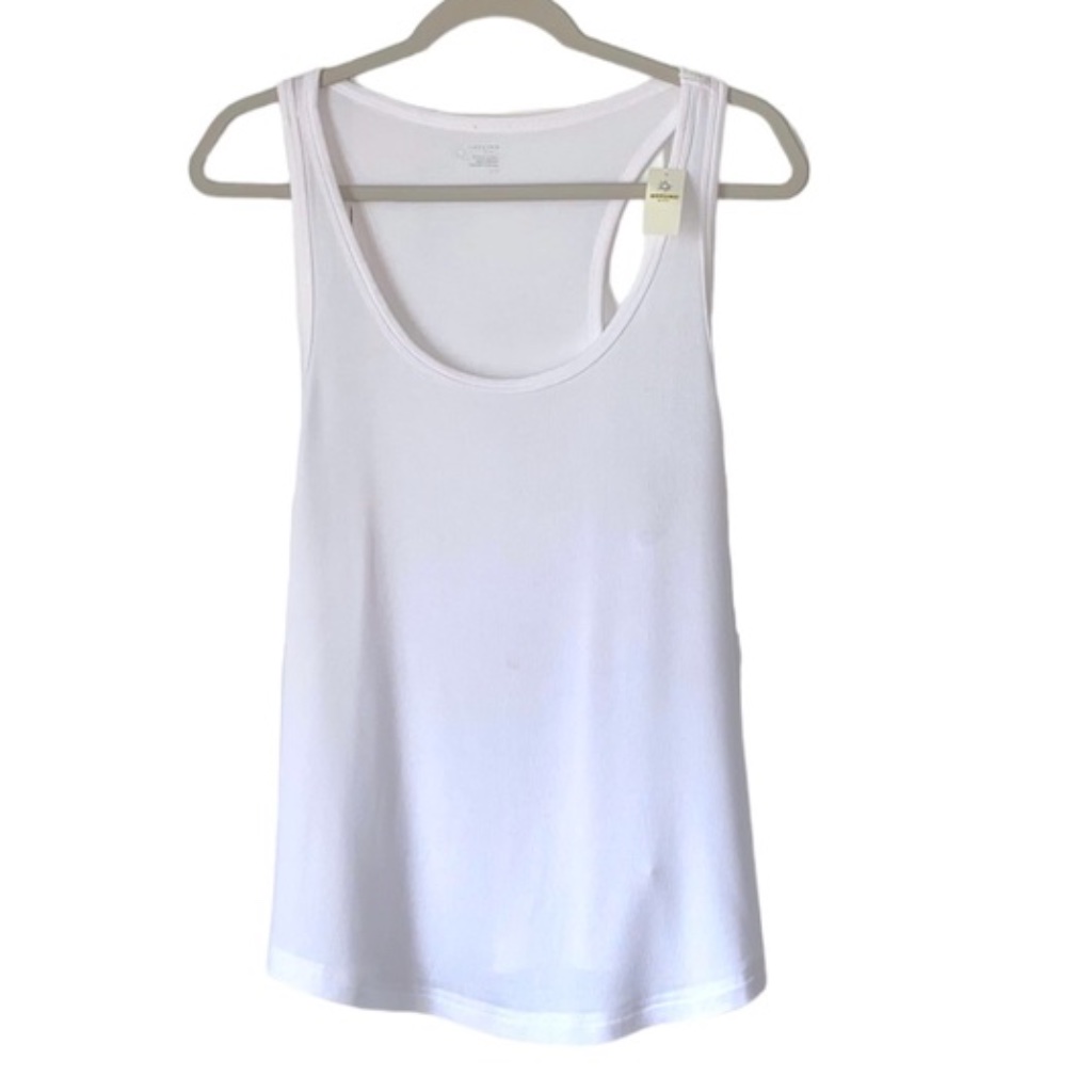 Offline By Aerie Nwt White Ribbed Tank Top, Size L